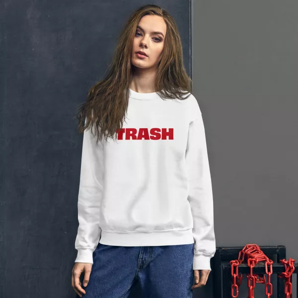 TRASH Burger Unisex Sweatshirt - Image 3